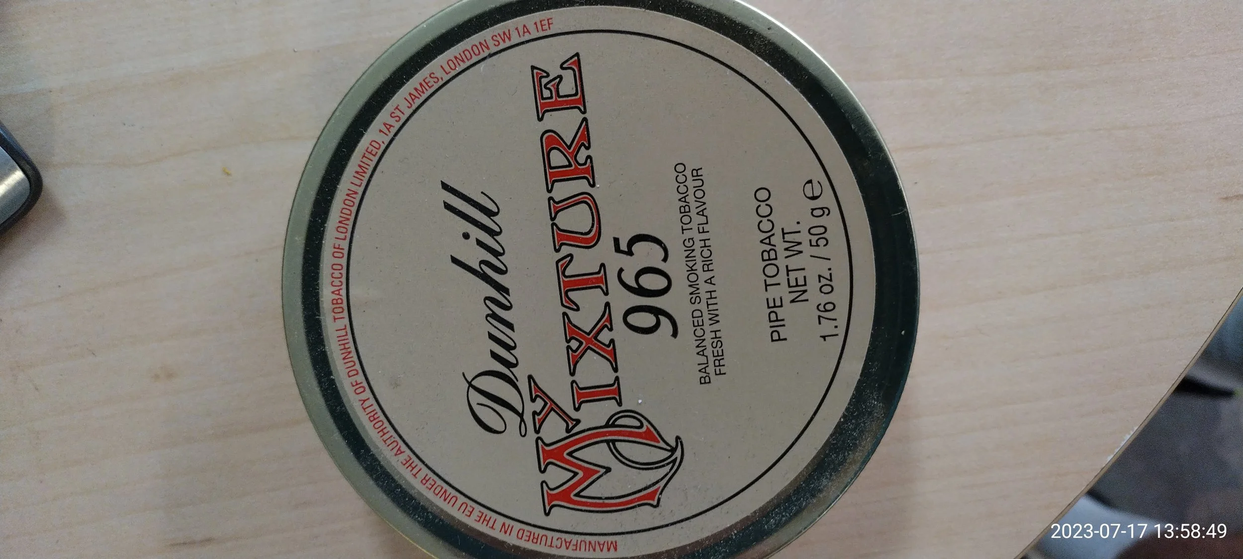 Dunhill Mixture 965 pipe tobacco — Fishermen's Headquarters